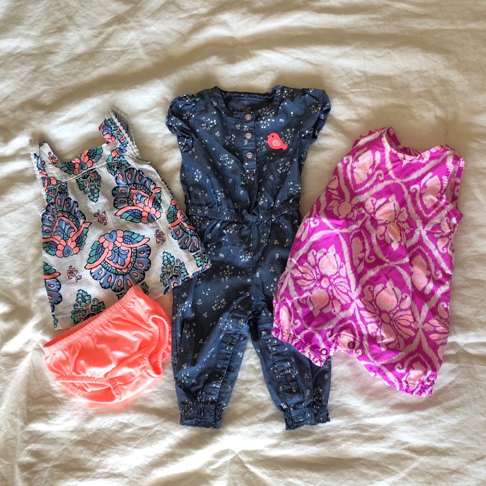Bundle of 3 Carter’s Outfits- 3 mo.